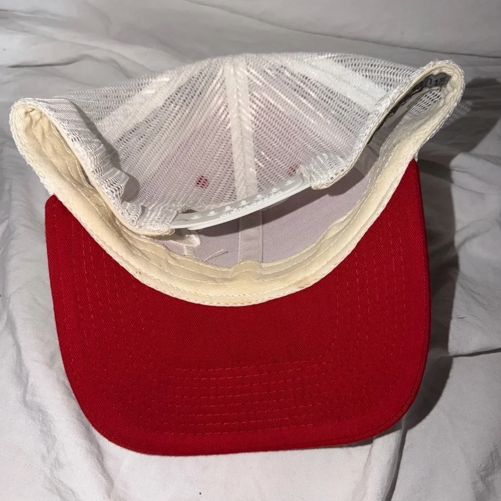 Red and White SnapBack cap